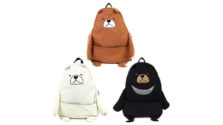 ぐったり感がたまらない。くたびれた表情のクマのリュックサック｜くま